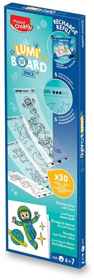 MAPED Lumi Board Refill Vesmír