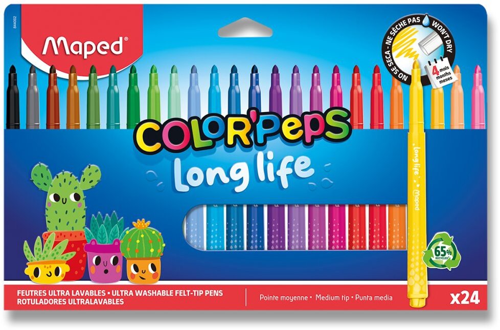 MAPED Long Life 2.0, 24 farieb
