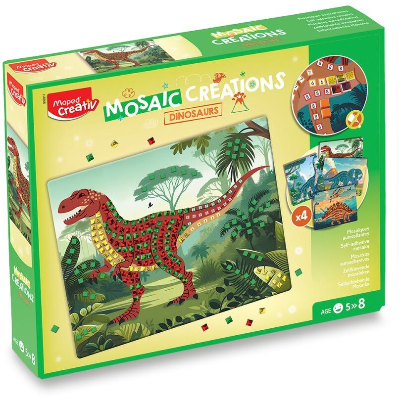 MAPED Mosaic Creations Dinosaurs