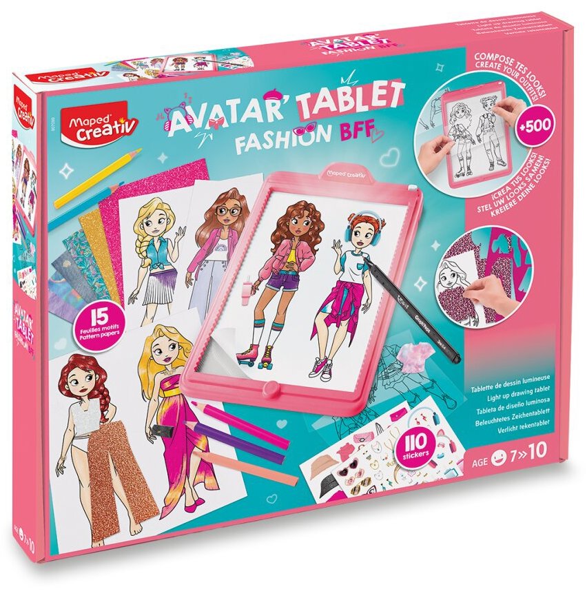 MAPED Board Activities Avatar Tablet Fashion