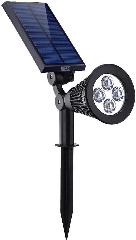 LEDSolar 4, solárne vonkajšie svetlo do zeme, 4 LED, bezdrôtové, iPRO, 1 W, studená