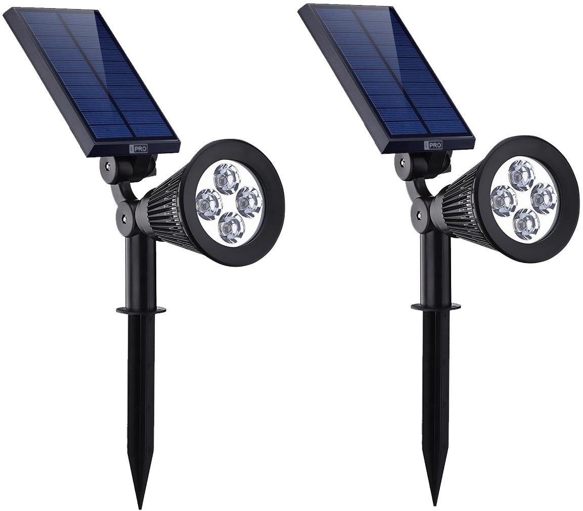 LEDSolar 4 solárne vonkajšie svetlo svietidlo do zeme 2 ks, 4 LED, bezdrôtové, iPRO, 1 W, studené