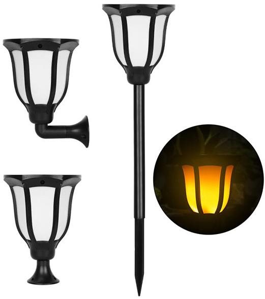 LEDSolar 168 solární venkovní lucerna lampa 2 ks, se senzorem, bezdrátové, iPRO, 1W, tepláLEDSolar 168 solárny vonkajší lampáš lampa 2 ks, so senzorom, bezdrôtové, iPRO, 1 W, teplé svetlo