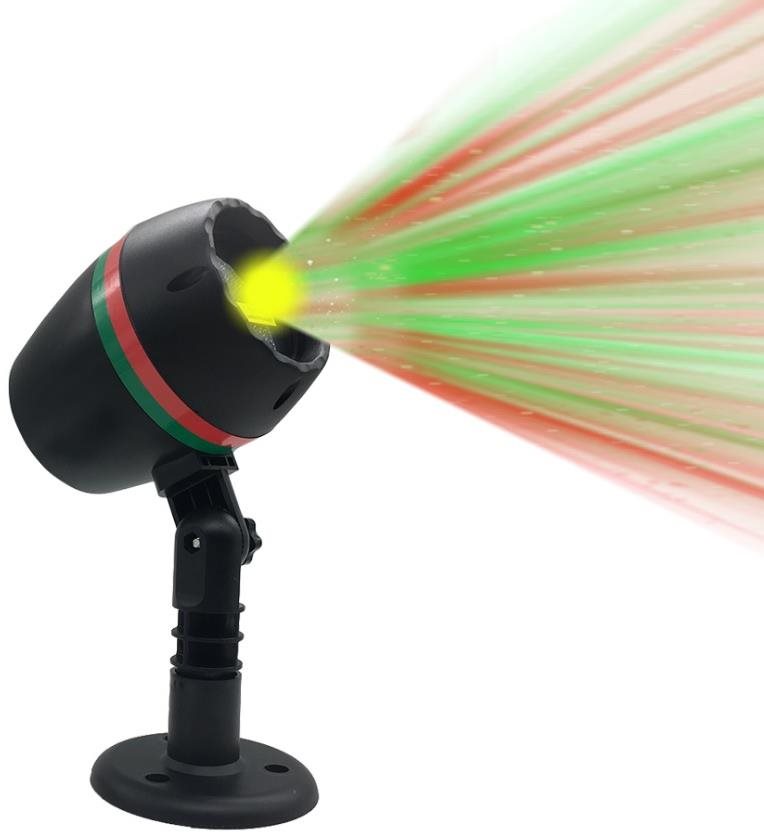 LED vianočný laser projektor RG, iPRO, 5 W, červená, zelená