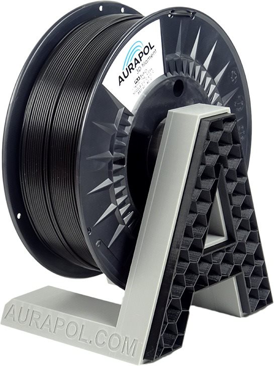 AURAPOL PLA 3D Filament Čierny 1 kg 1,75 mm AURAPOL