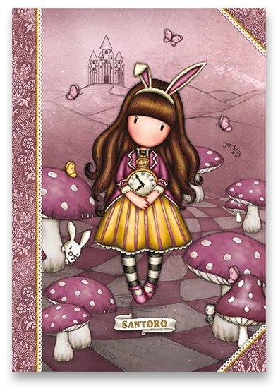 MAR-MAR Gorjuss A5 šitý, linajkový, náhodný motív