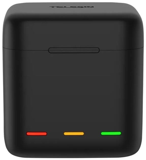 Telesin 3-slot nabíjačka na GoPro Hero 9/10/11/12, čierna