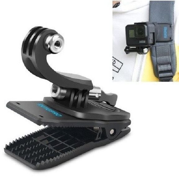 Puluz Backpack Mount Clip držiak na športové kamery, čierny