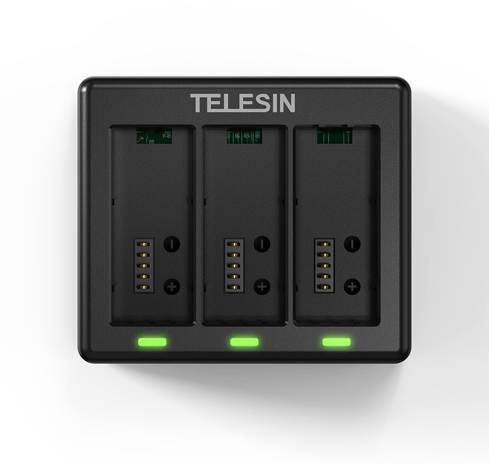Telesin 3-slot charger for GoPro Hero 13 battery