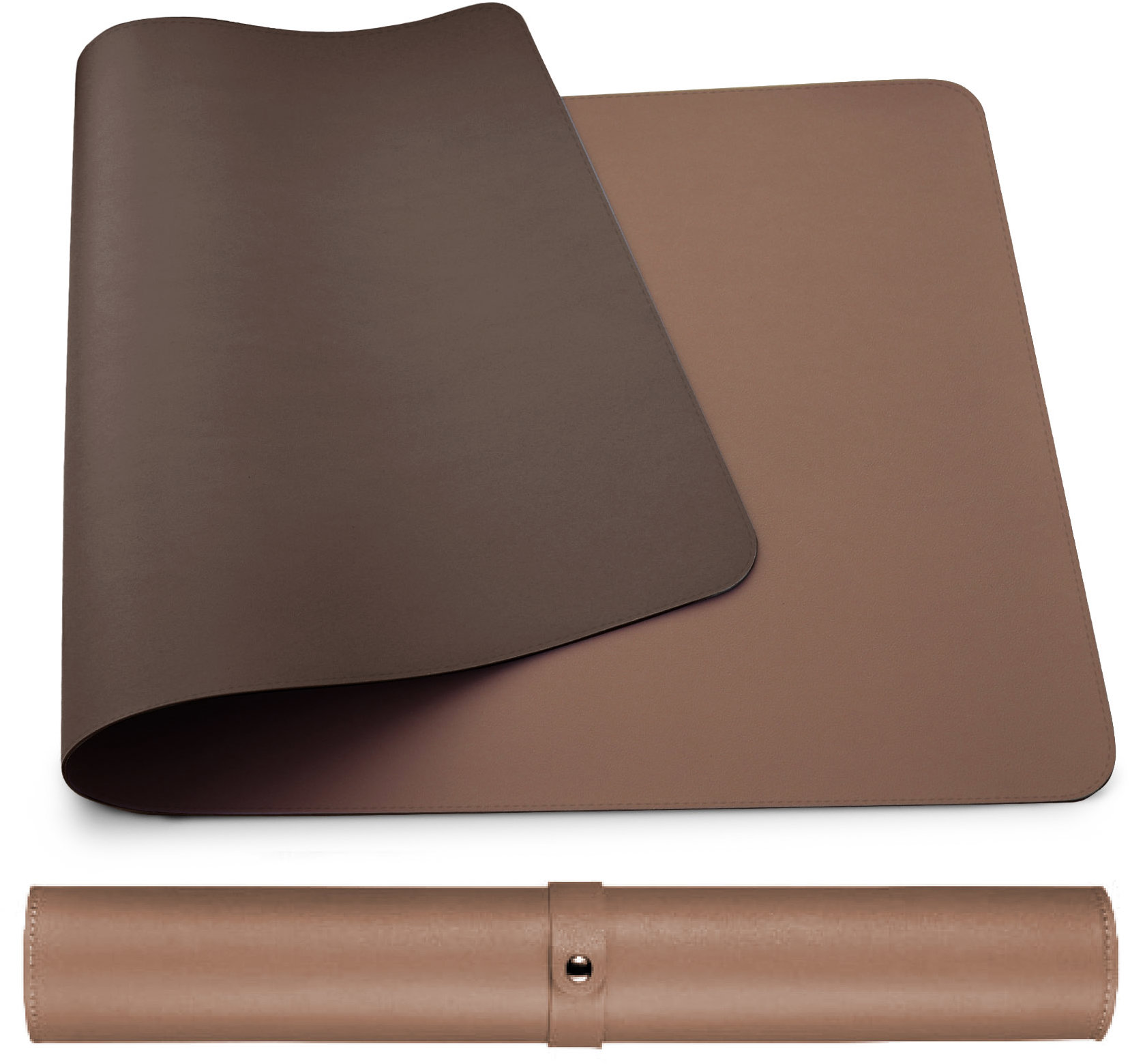 MOSH Dual sided table mat tmavě hnědá/bledě hnědá, 90 × 45 cm
