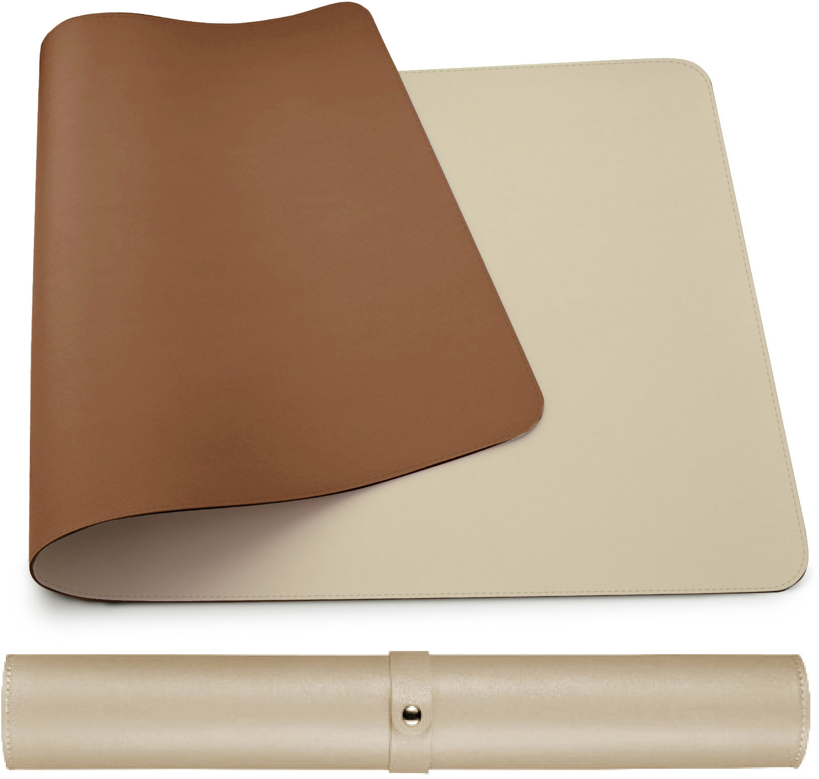 MOSH Dual sided table mat šedo-bílá/čokoládová, 90 × 45 cm