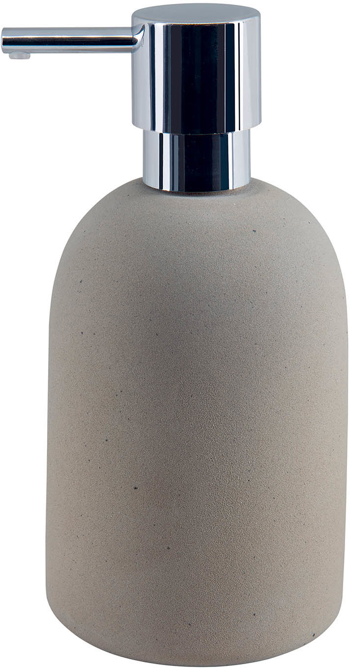 Spirella Dávkovač mydla GEMMA, keramika, 500 ml, hnedo-sivý