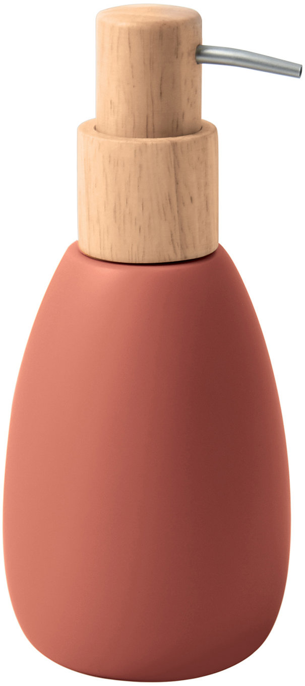 Spirella Dávkovač mydla SVEN, polyresin, drevo, 260 ml, staroružový