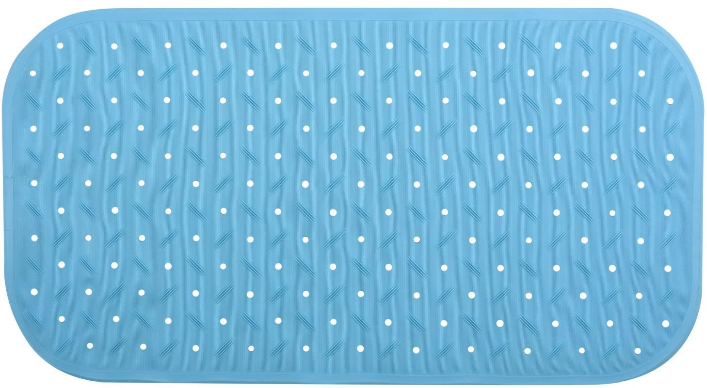 MSV protišmyková podložka do vane Class, blankytná modrá, 36 × 76 cm