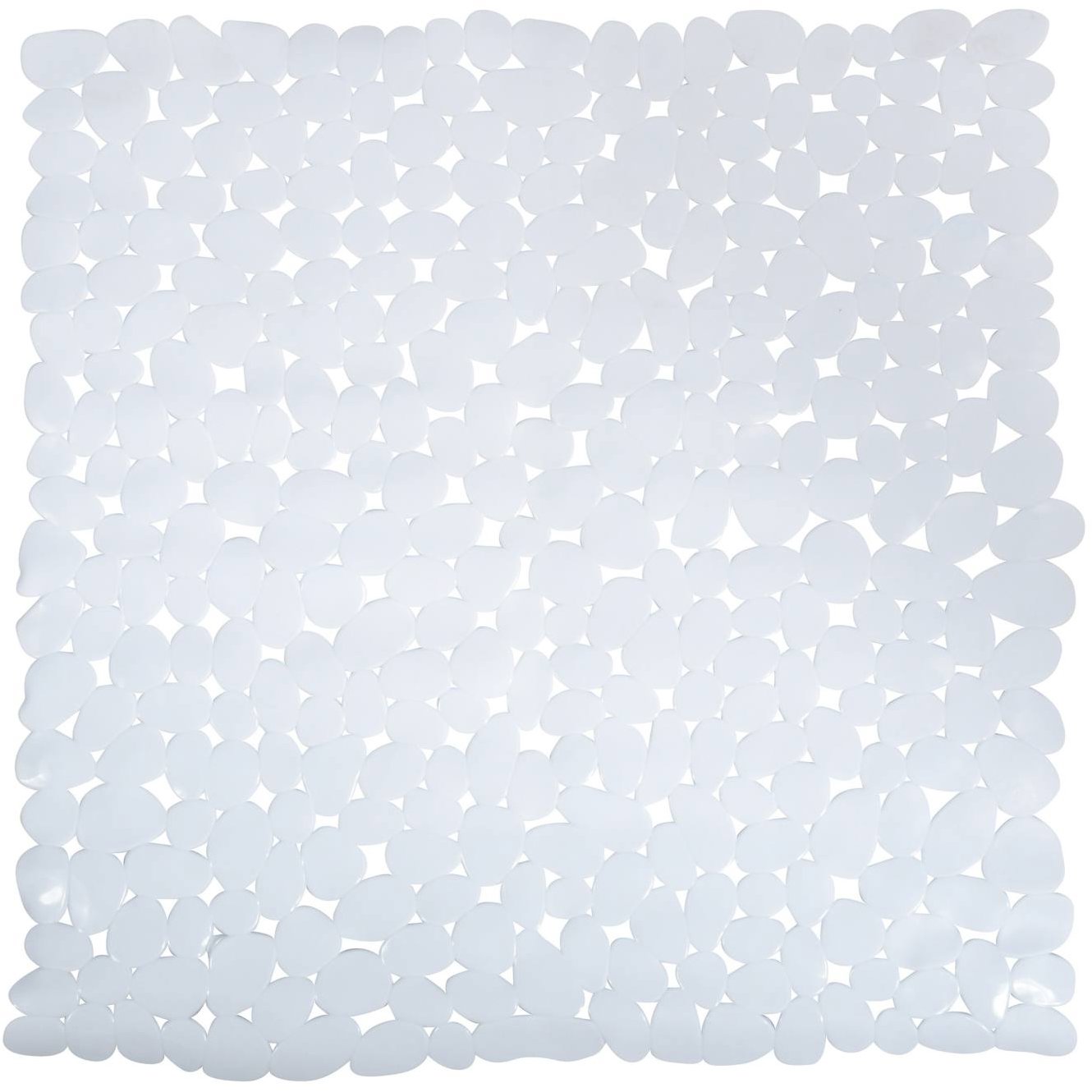 MSV protišmyková podložka do sprchy Galets, biela, 53 × 53 cm