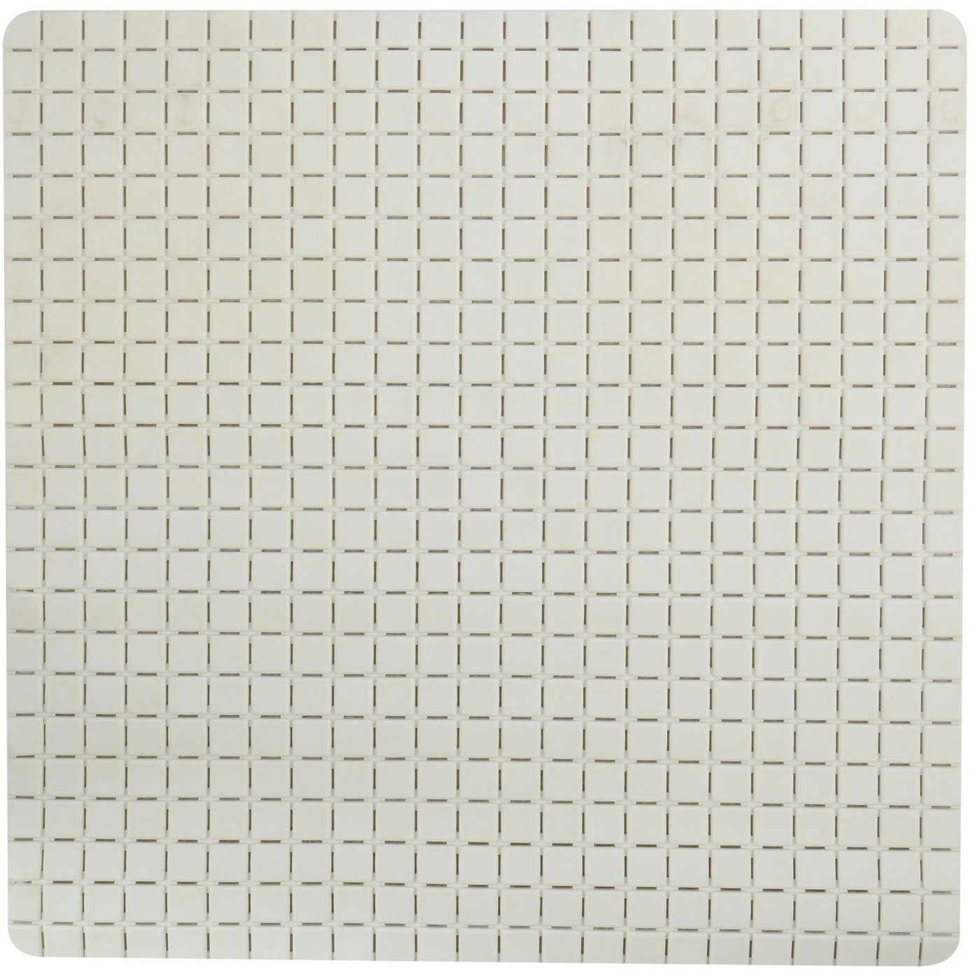 MSV protišmyková podložka do sprchy Quadro, biela, 54 × 54 cm