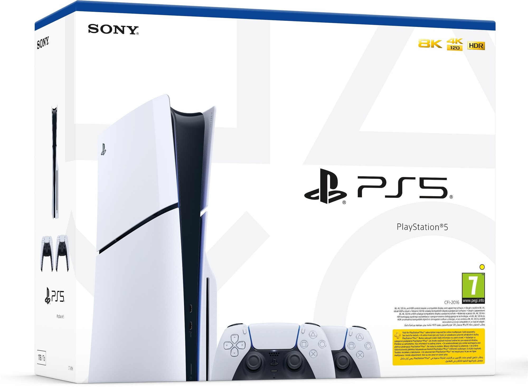 PlayStation 5 (Slim) – 1 TB + 2× DualSense bezdrôtový ovládač