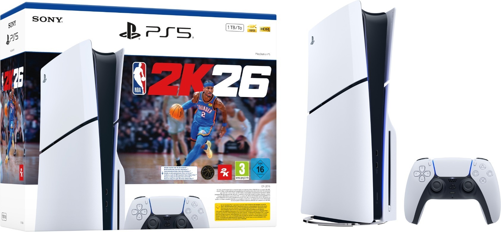 PlayStation 5 (Slim) – 1 TB + NBA 2K26