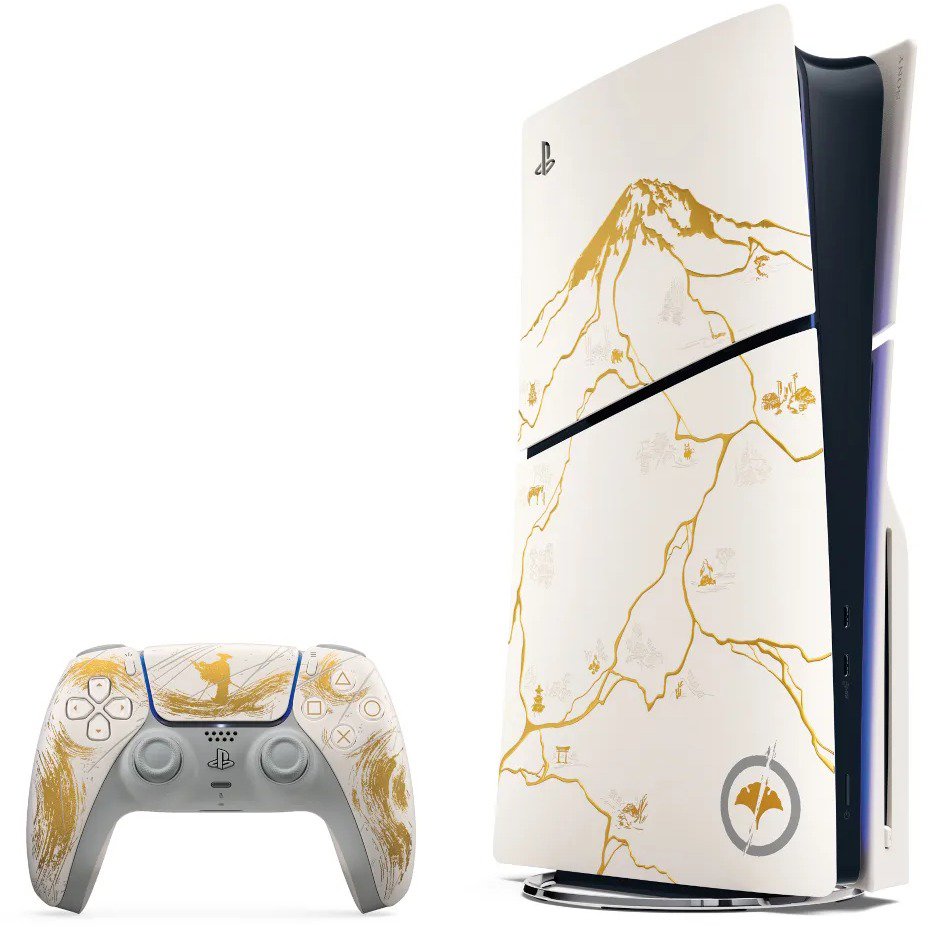 PlayStation 5 (Slim) – 1 TB – Ghost of Yotei: Gold Limited Edition