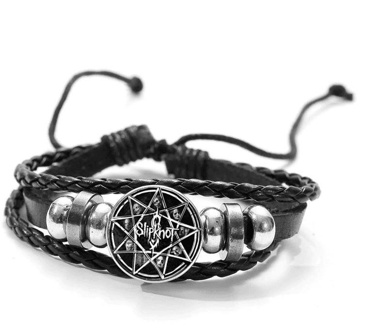 Kožený náramok Slipknot – LB0077