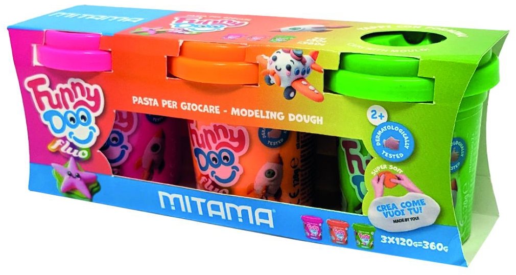 MITAMA FUNNY DOO súprava 3 nenónových farieb, 3× 120 g