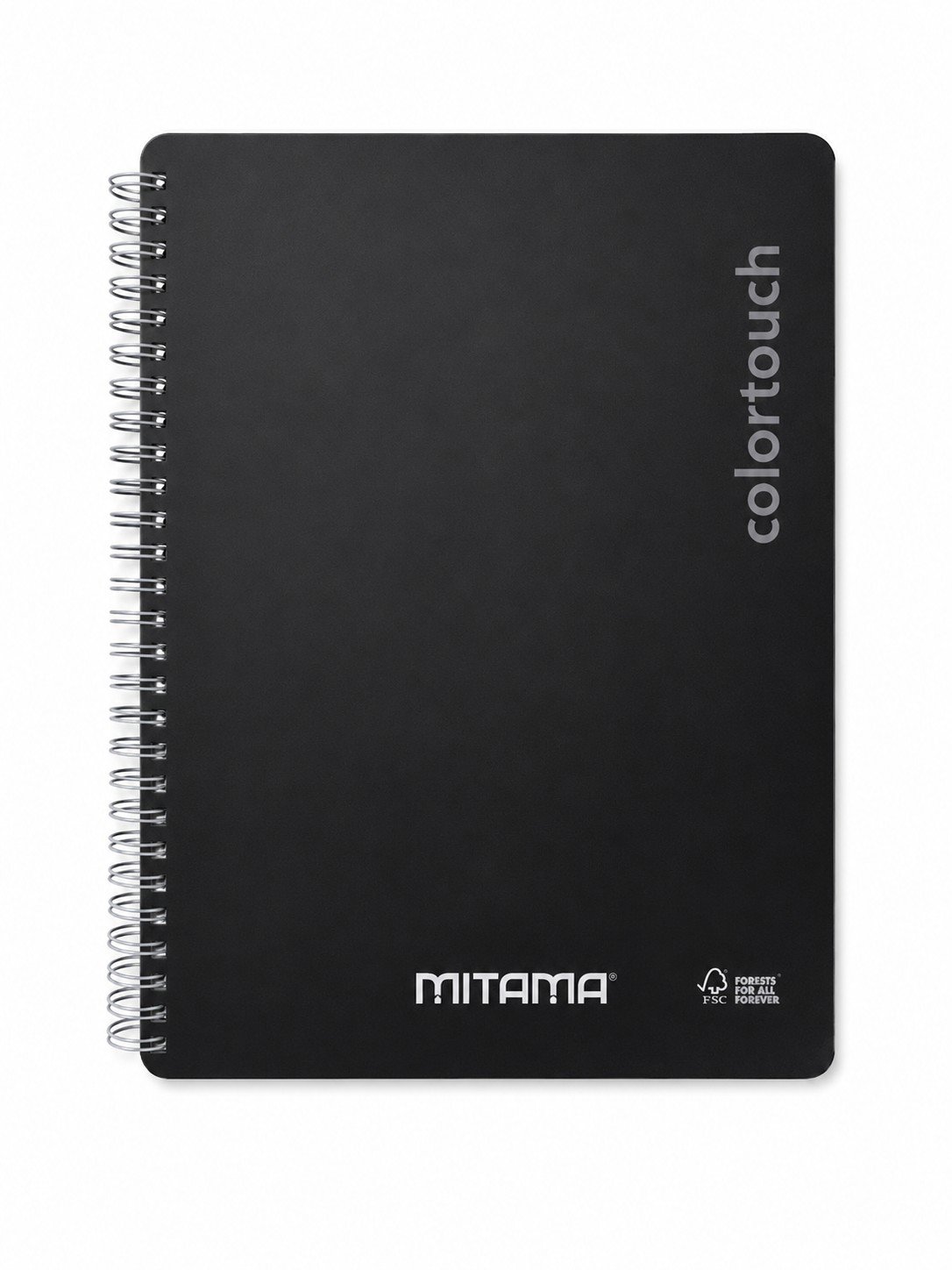 MITAMA i-Note 18,5 × 24 cm, linajkový, 90 listov, čierny