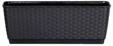 Prosperplast RATOLLA PW 38,6 × 15,4 × 14 cm, antracit