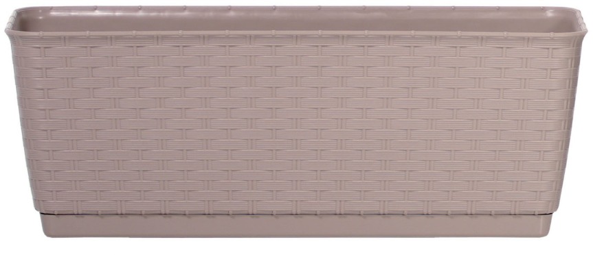 Prosperplast RATOLLA PW 49,2 × 17,2 × 17,4 cm, tmavobéžový