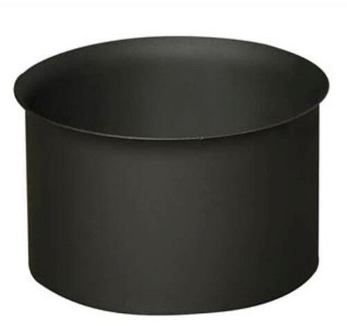 Eurometal zder dymová 125 mm hr. 1,5 mm, čierna