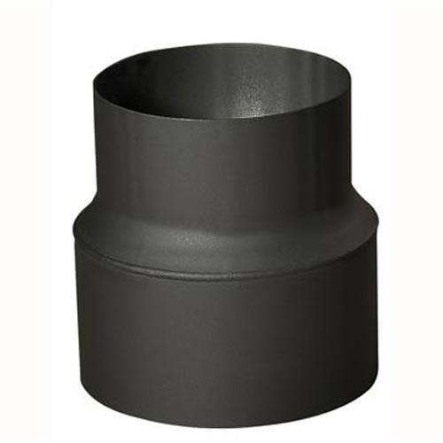 Eurometal redukcia rúrková 180/160 mm (d. 160 mm) hr. 1,5 mm ČIERNA