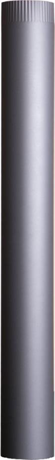 Rúra dymovodu priemer 120 mm, antracit, 1 m