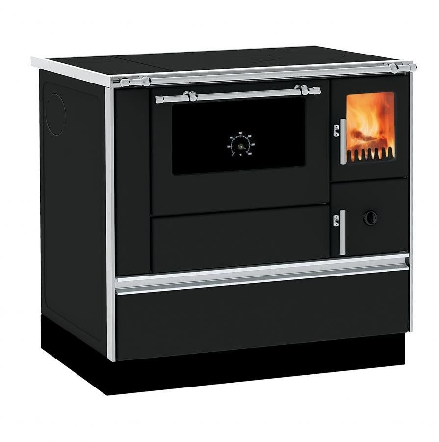 Alfa Plam sporák Alfa 90H Dominant*ECO*A-L, 6,7 kW, antracit, ľavý, s 120 mm