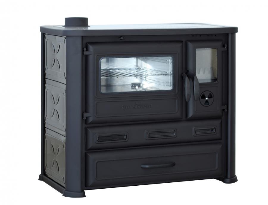 tim sistem ALMA MONS ECO L čierna 6 kW, sporák na TP