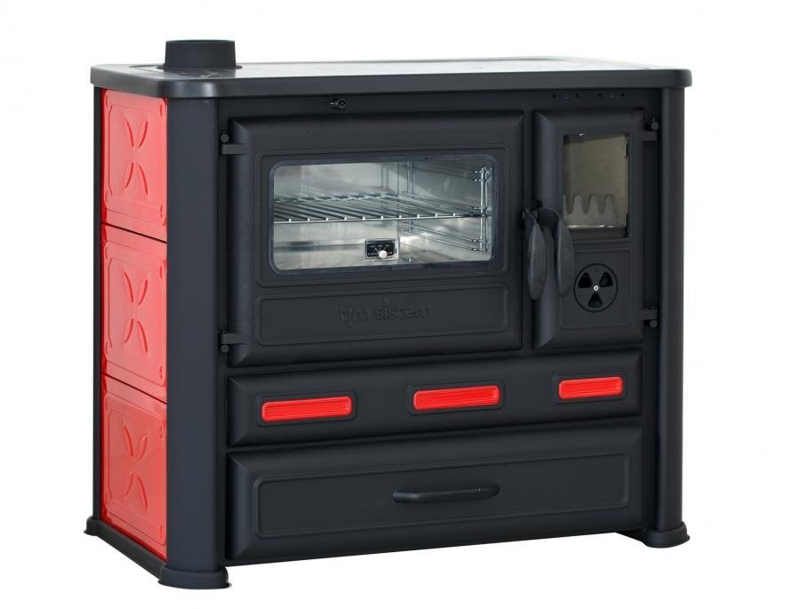tim sistem ALMA MONS ECO L červená 6 kW, sporák na TP