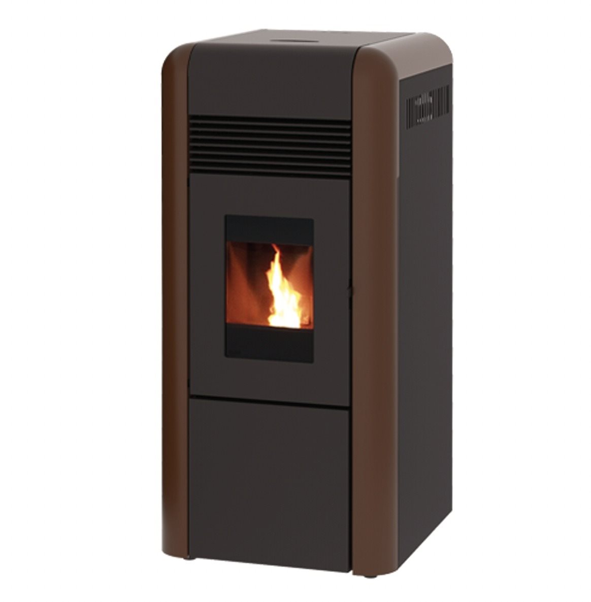 Alfa Plam DINO 24 ECO peletové kachle s výmenníkom, 24 kW, bronzová