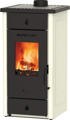 Alfa Plam ELITA 3*SL ECO, krbové kachle, slon. kosť, 8 kW