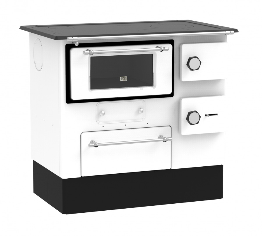 Alfa Plam sporák REGULAR 46 ECO *B CE*L na TP, biely, ľavý horný+bočný so 120 mm, 8 kW