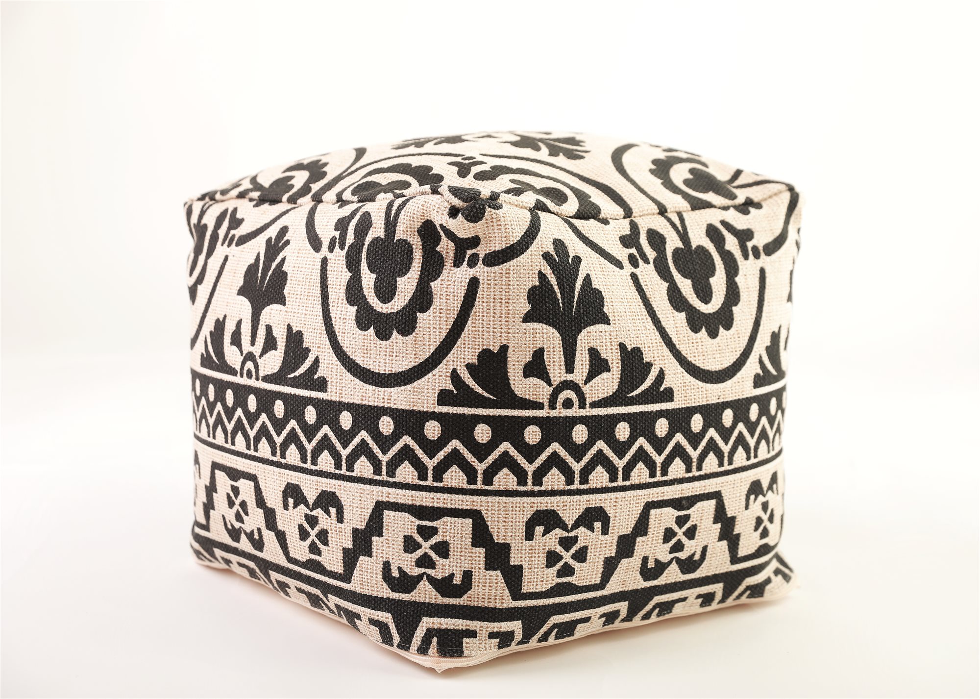 Taburet POUF 40 × 40 × 35 cm, dekor 1