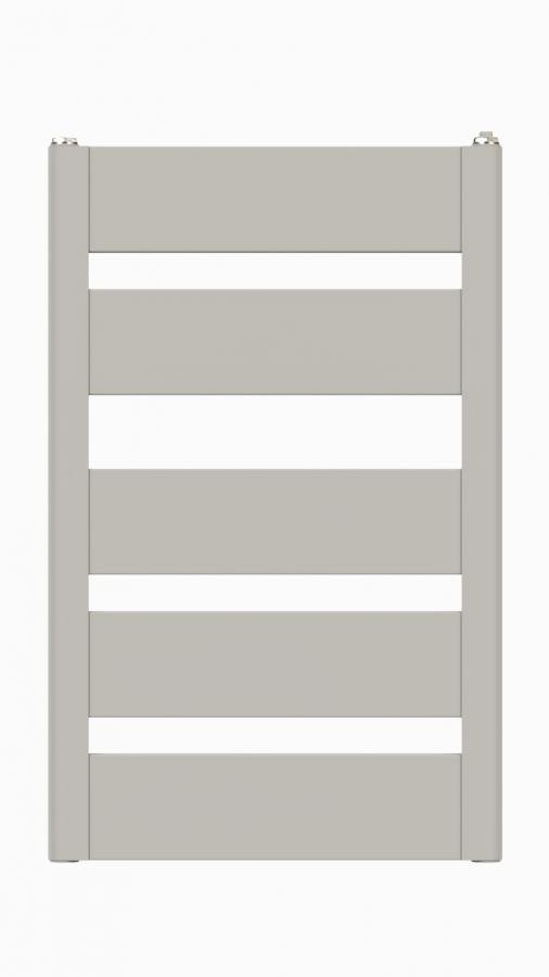 Teplovodný hliníkový radiátor ELEGANT, EL 5/40, 675 × 430, 497w, biely