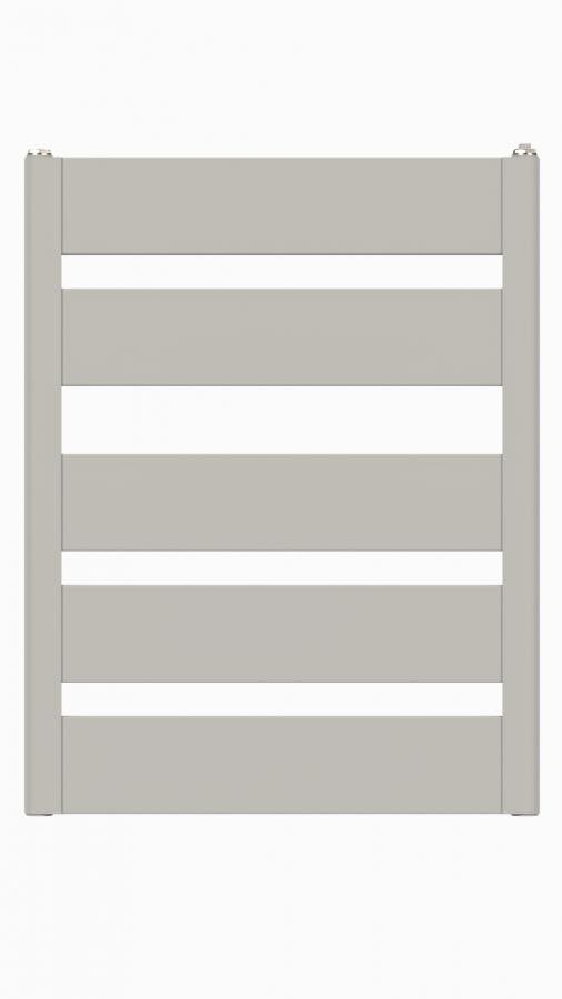 Teplovodný hliníkový radiátor ELEGANT, EL 5 / 50, 675 * 530, 587w, biely