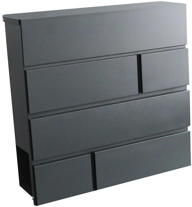 M.A.T. Group schránka Bricks 370 × 370 × 105 mm antracit