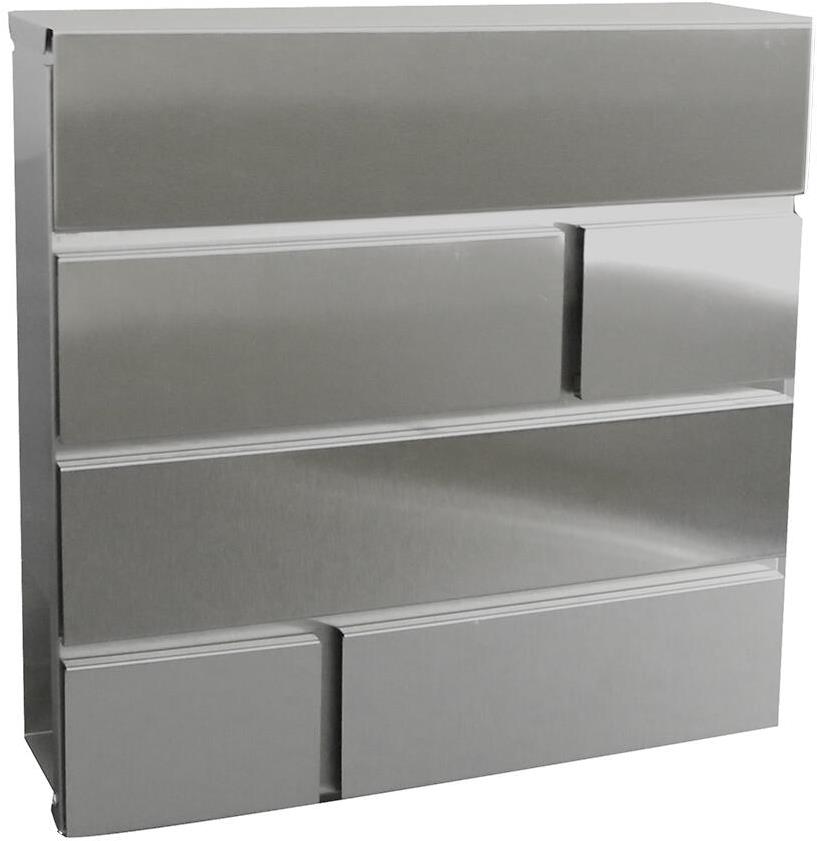 M.A.T. Group schránka Bricks 370 × 370 × 105 mm nerez