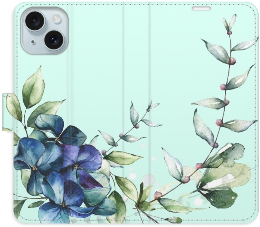 iSaprio Blue Flowers na iPhone 15