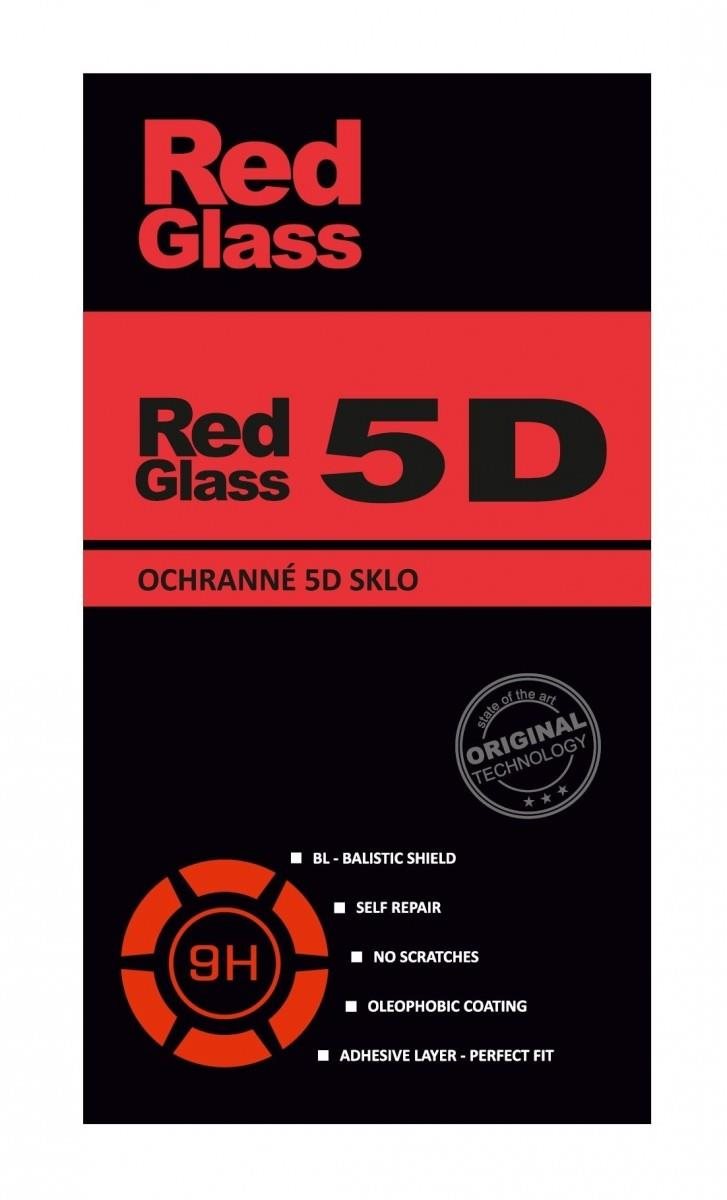 RedGlass Tvrdené sklo iPhone SE 2022 5D čierne 87907