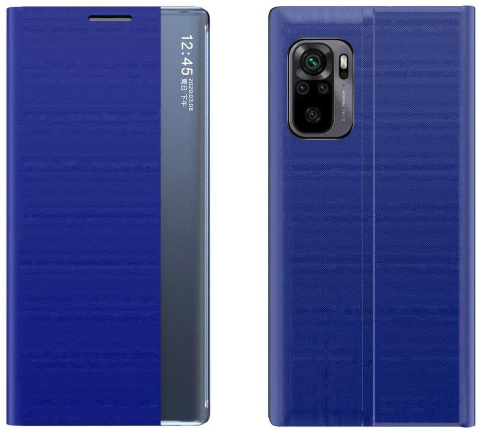 Sleep Case Smart Window knižkové puzdro na Xiaomi Redmi K40/Poco F3, modré