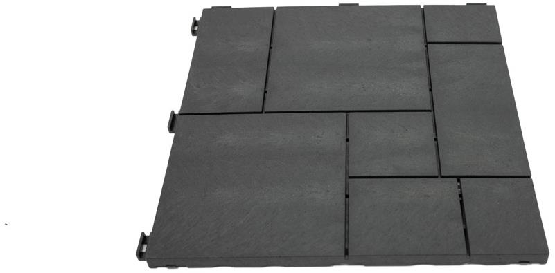 MULTY HOME Dlaždice STONE MOSAIC 30 × 30 cm, antracit, gumová