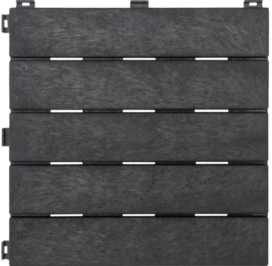 MULTY HOME Dlaždica NATURAL STONE 30 × 30 cm, antracit, gumová