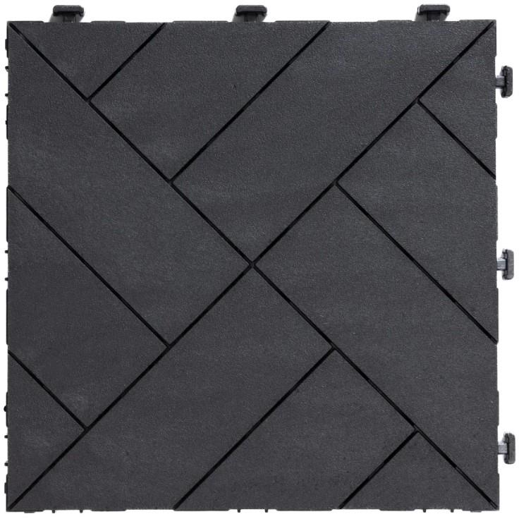 MULTY HOME Dlaždice ARISTA 30 × 30 cm, antracit, gumová