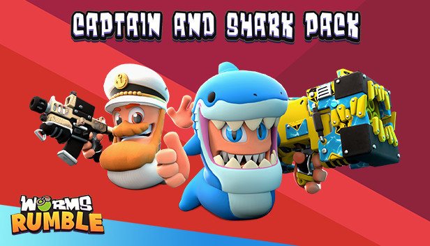 Worms Rumble – Captain & Shark Double Pack – PC DIGITAL