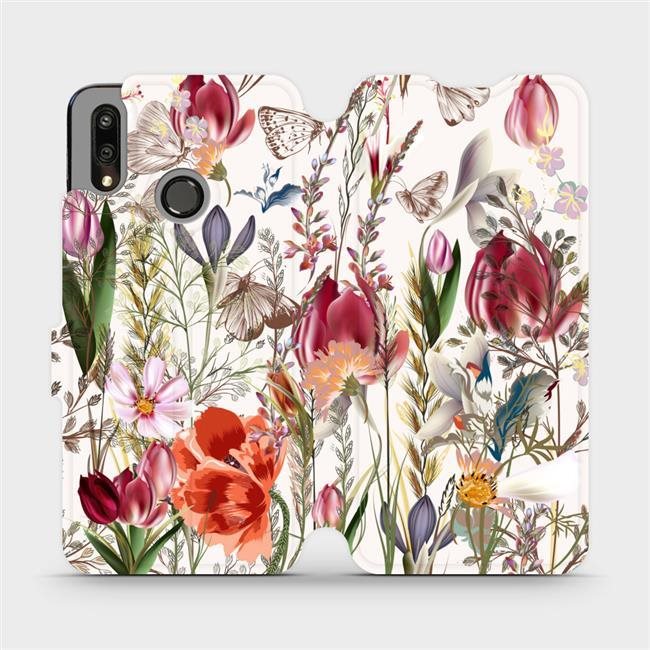 Flip puzdro na mobil Huawei P Smart 2019 – MP01S Rozkvitnutá lúka